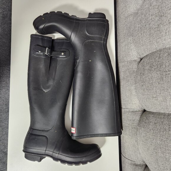 Hunter Womens Original Tall Boots - Black - Picture 5 of 9